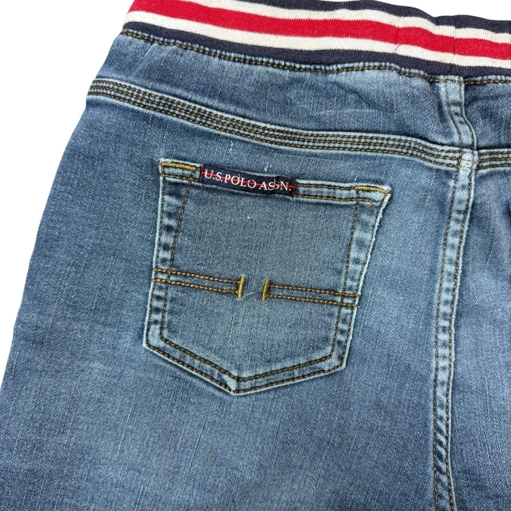U.S. Polo Assn. Denim‎ Shorts with Red and White Trim size 14-16 XL